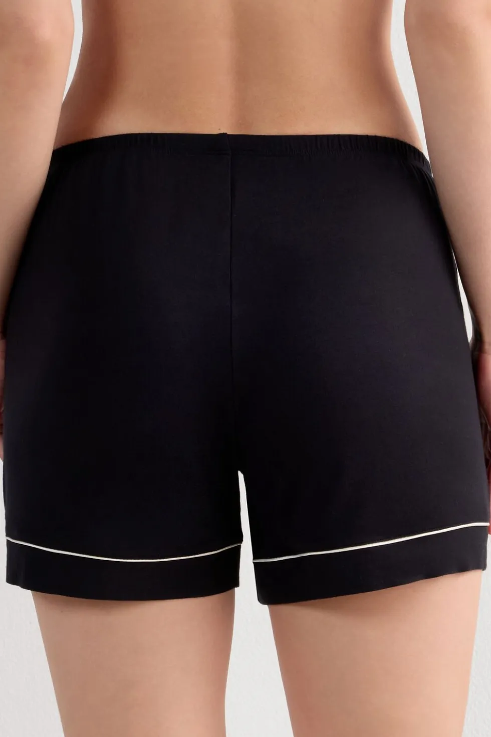 Modal Shorts with Contrast Trim