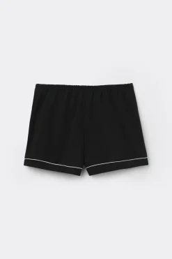 Modal Shorts with Contrast Trim