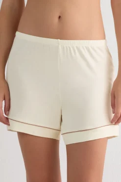 Modal Shorts with Contrast Trim