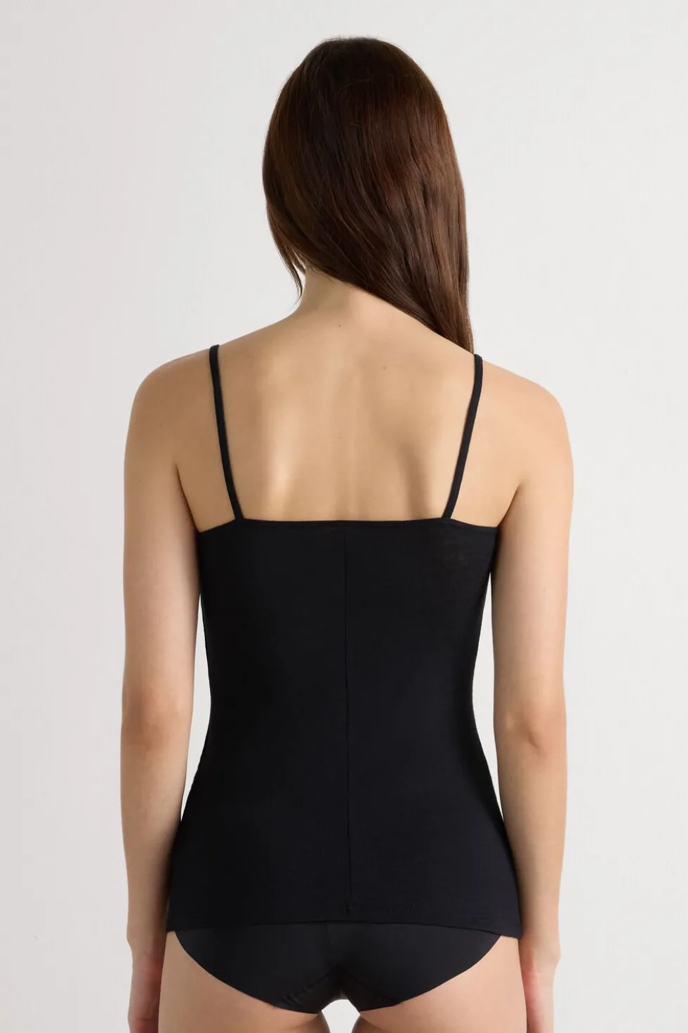 Modal Ultralight Cashmere Blend Top with Lace
