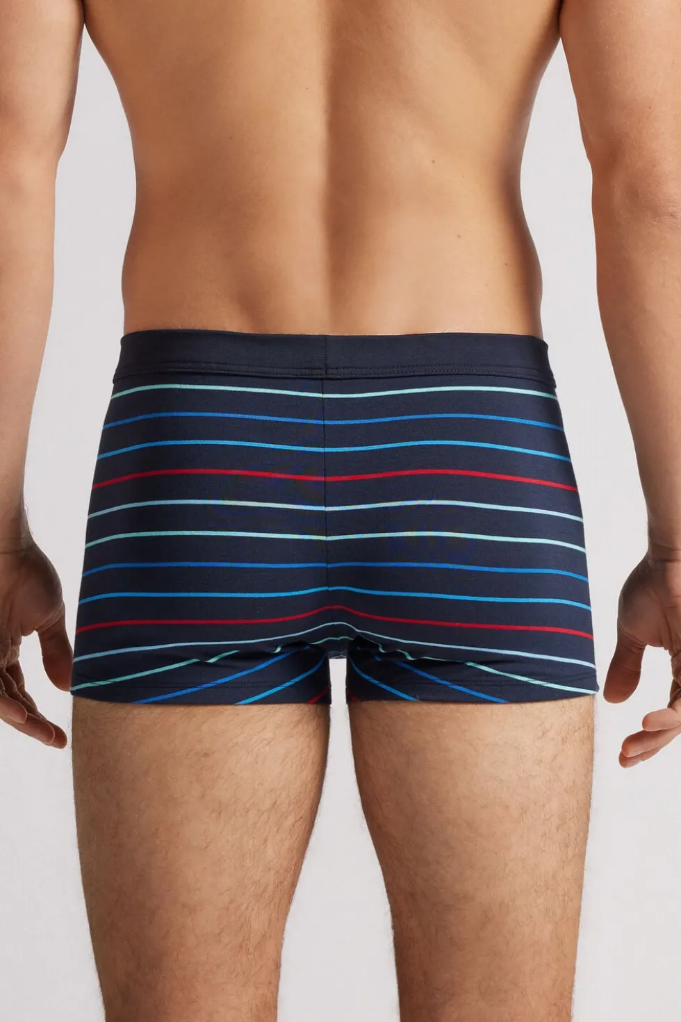 Multicolored Stripe Print Superior Cotton Boxers