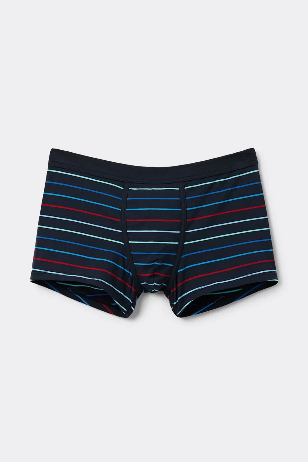 Multicolored Stripe Print Superior Cotton Boxers