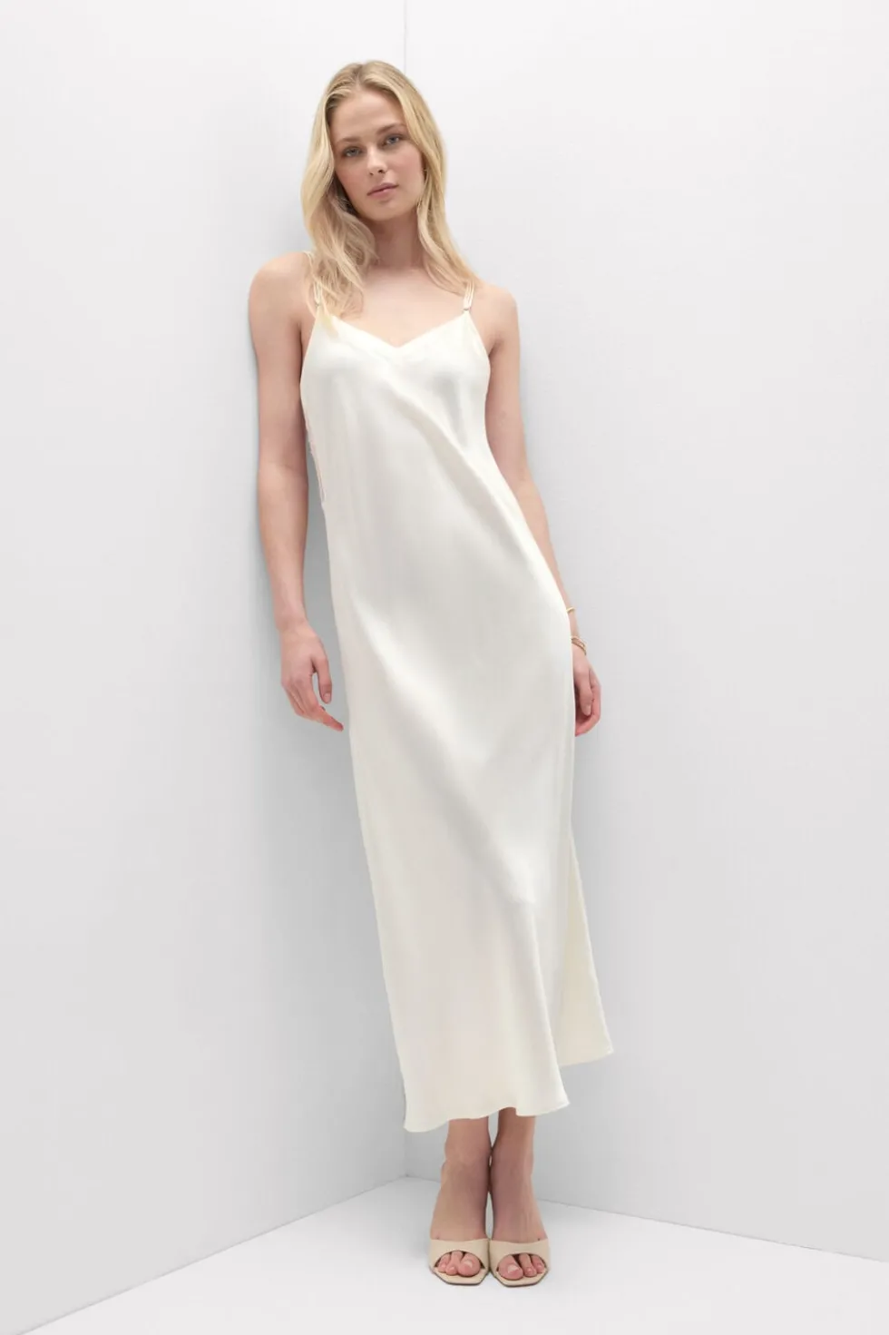 My Forever Love Long Silk and Lace Nightgown