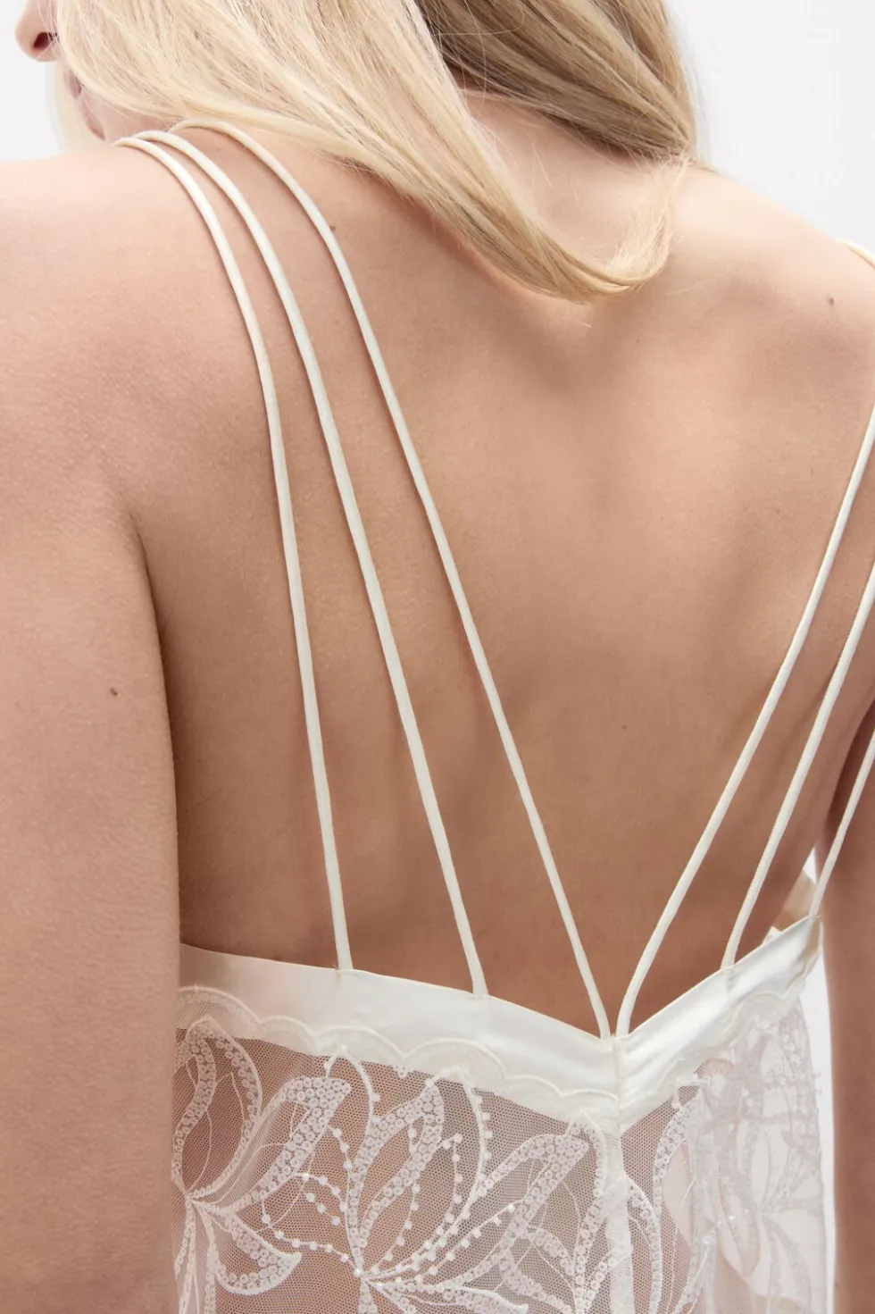 My Forever Love Long Silk and Lace Nightgown