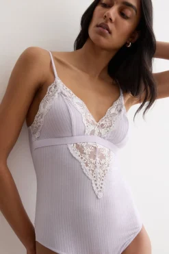 Nature Kiss Modal and Lace Bodysuit