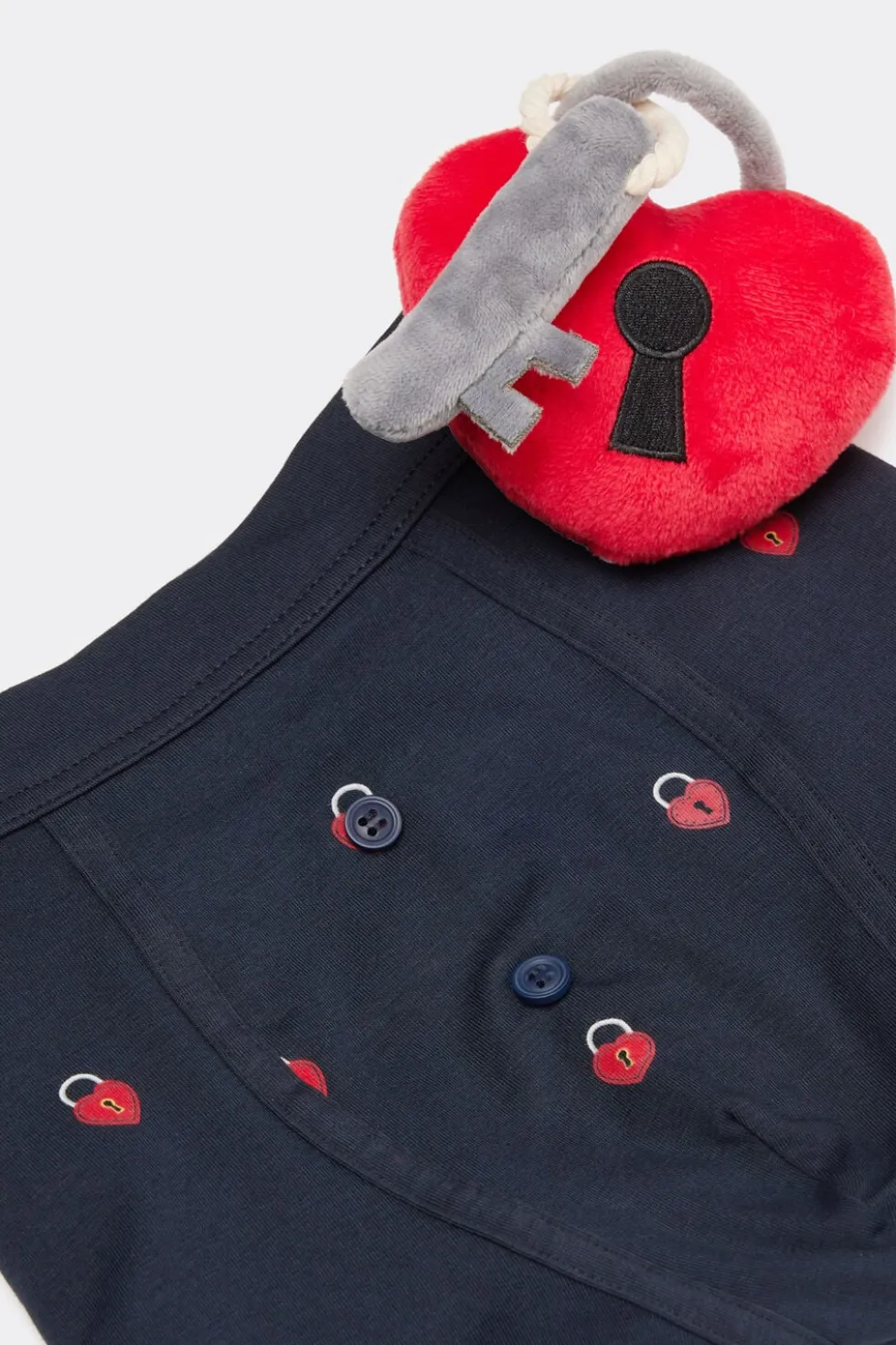 Padlock Heart Plush Toy Superior Cotton Boxers