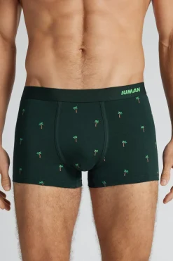 Palm Tree Print Superior Cotton Boxers