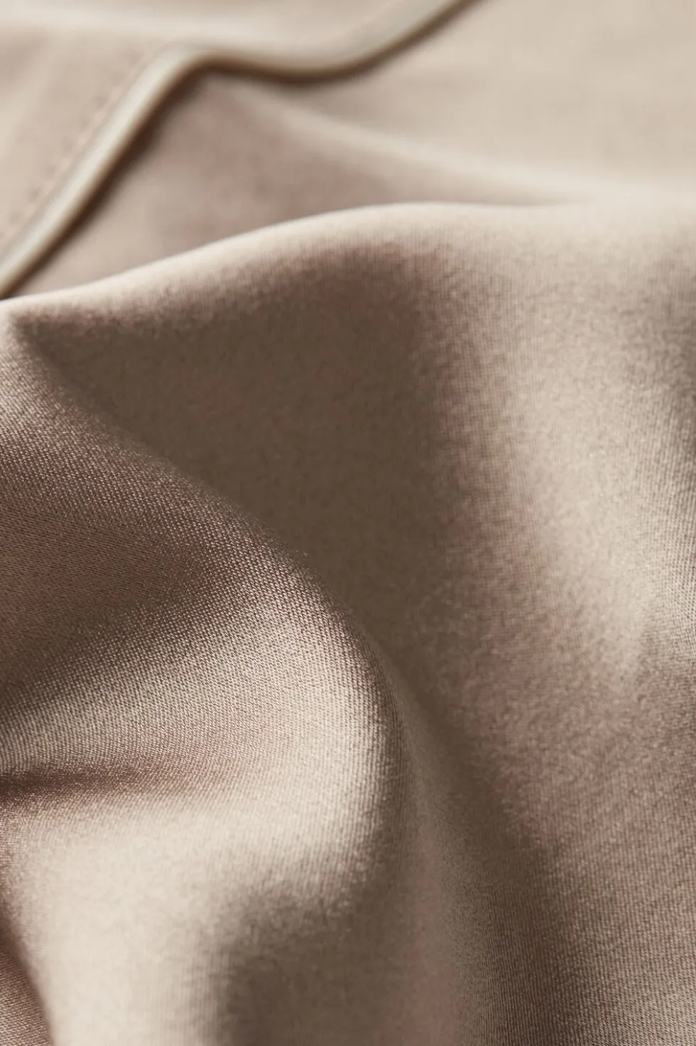 Piped Silk Shorts
