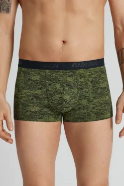 Pixel Camouflage Pattern Microfiber Boxers