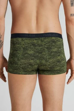Pixel Camouflage Pattern Microfiber Boxers