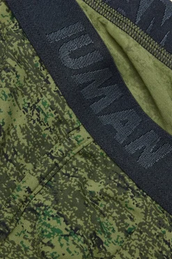 Pixel Camouflage Pattern Microfiber Boxers