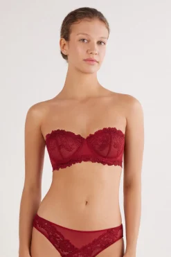 Pretty Flowers Bandeau Bra