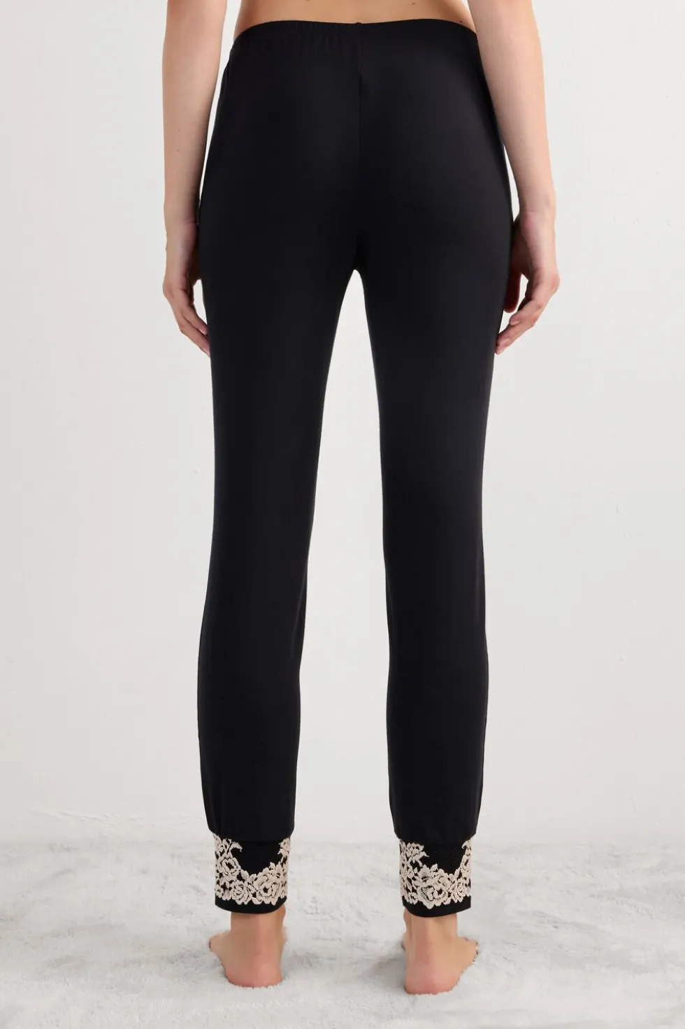 Pretty Flowers Full Length Cuffed Modal Pants