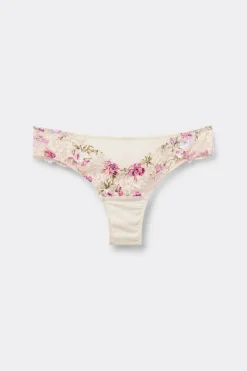 Pretty Flowers Print Brazilian