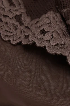 Pretty Flowers Tulle and Lace Bodysuit