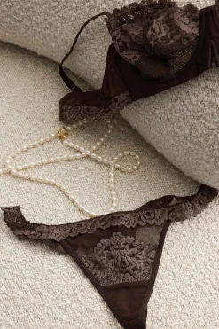 Pretty Flowers Tulle G-String