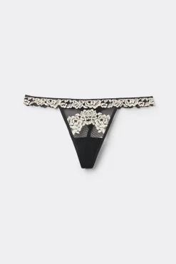 Pretty Flowers Tulle G-String