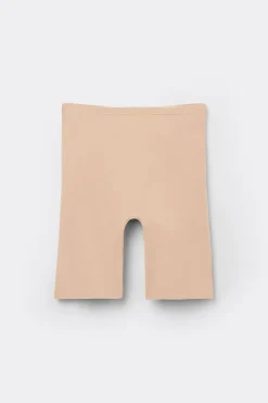 Raw Edge Seamless Cotton Shorts