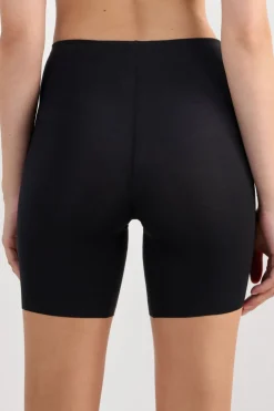 Raw Edge Seamless Cotton Shorts