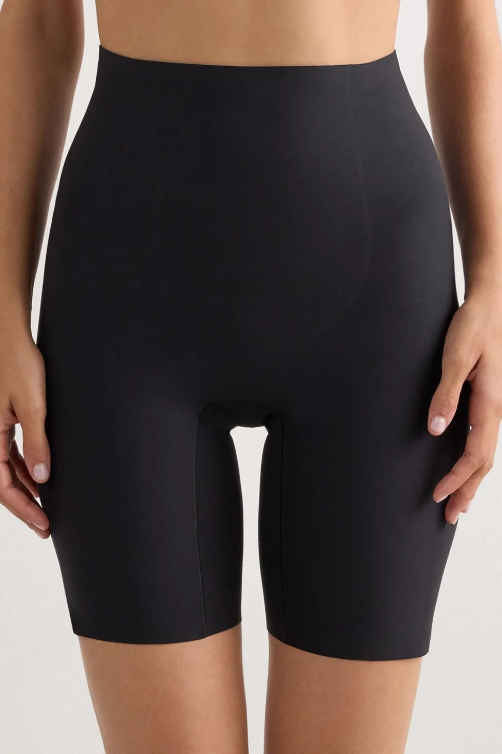 Raw-Cut Microfiber Shorts