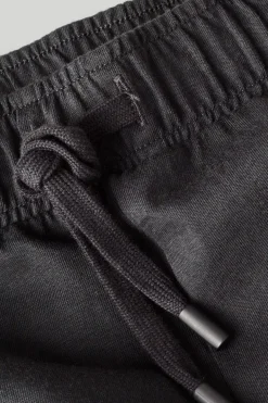 Rib Detail Cotton Shorts