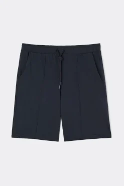 Rib Detail Cotton Shorts