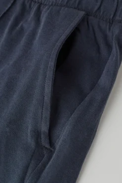 Rib Detail Cotton Shorts