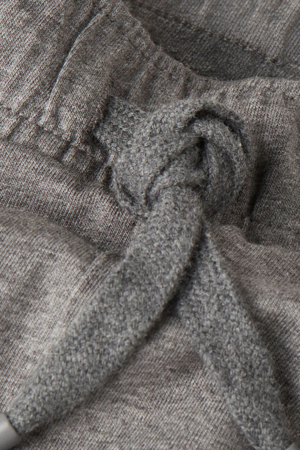 Rib Detail Cotton Shorts