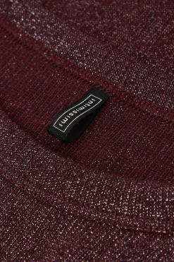Ribbed Cotton Lamé Tank Top