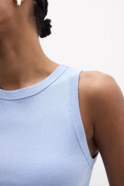 Ribbed Tank Top in Superior Cotton