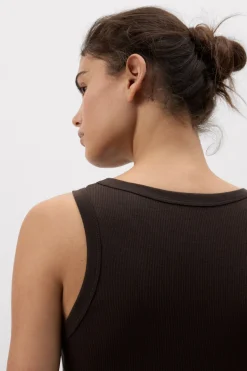 Ribbed Tank Top in Superior Cotton