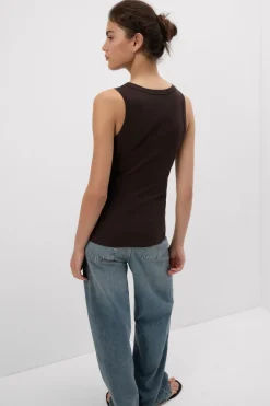 Ribbed Tank Top in Superior Cotton