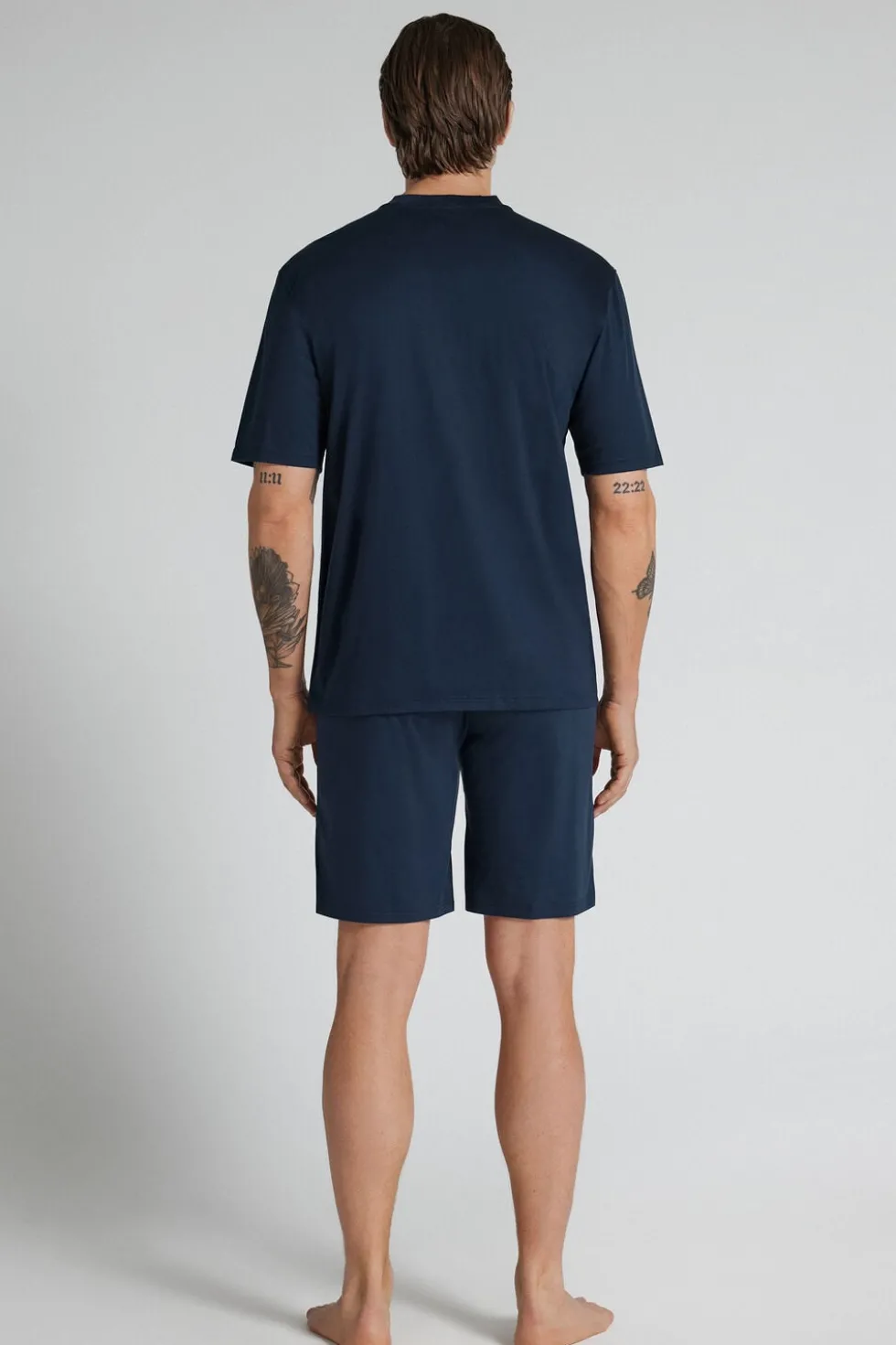 Short Mercerized Cotton Pyjamas filo Premium