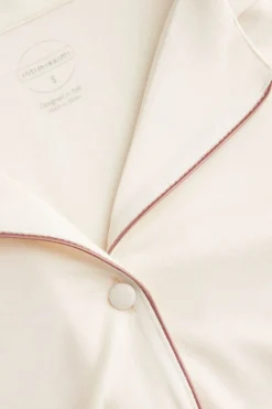Short Sleeve Button Up Shirt in Modal