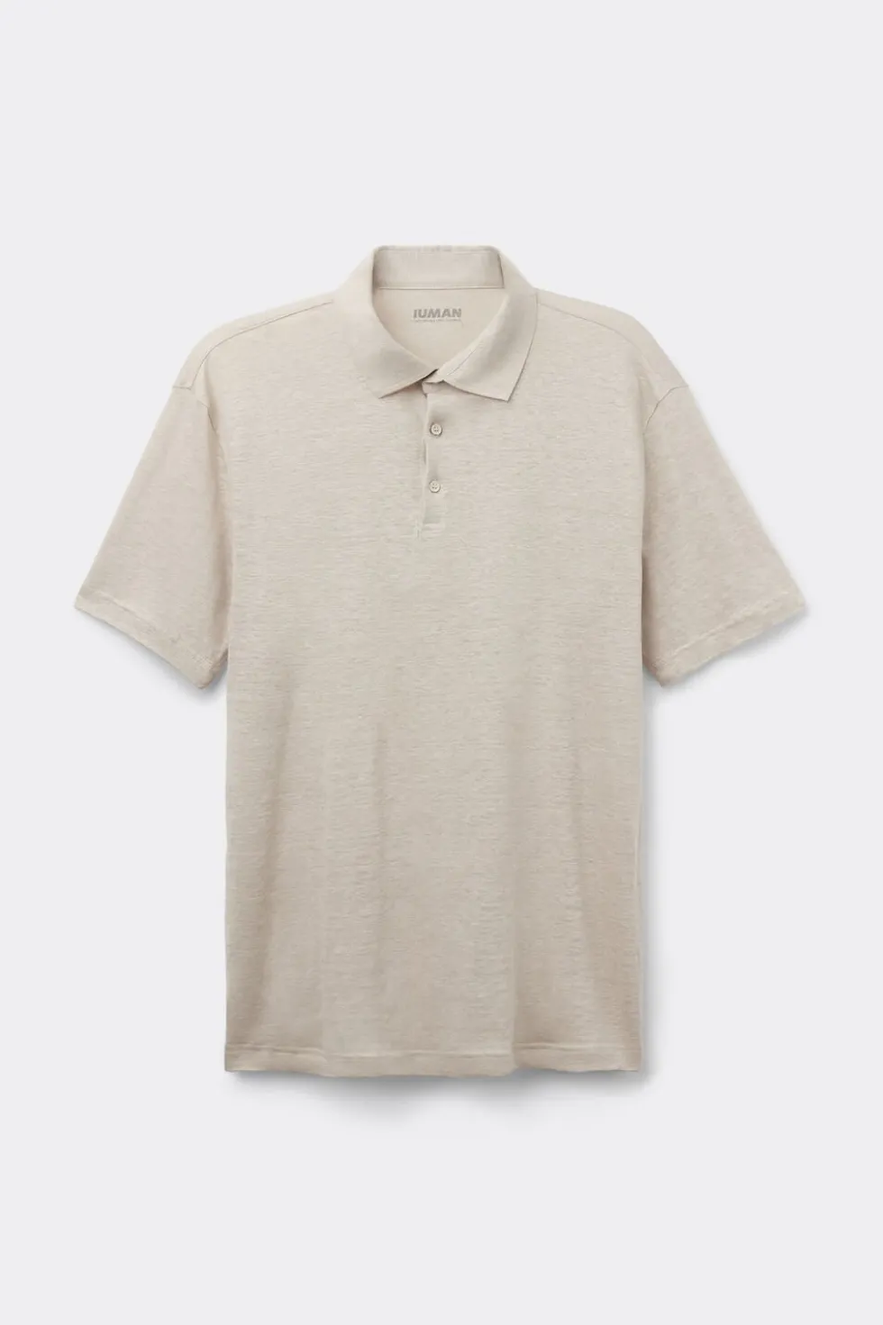 Short Sleeve Linen Polo