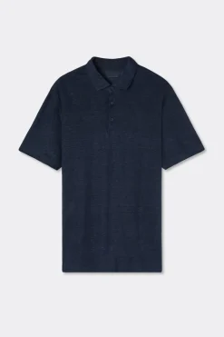 Short Sleeve Linen Polo