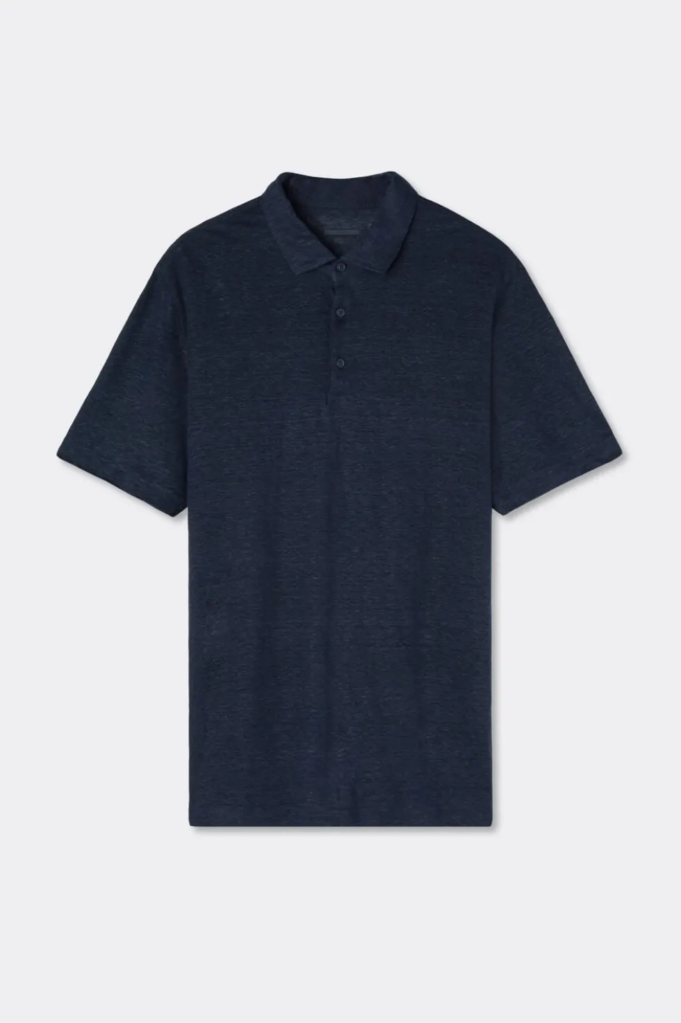 Short Sleeve Linen Polo