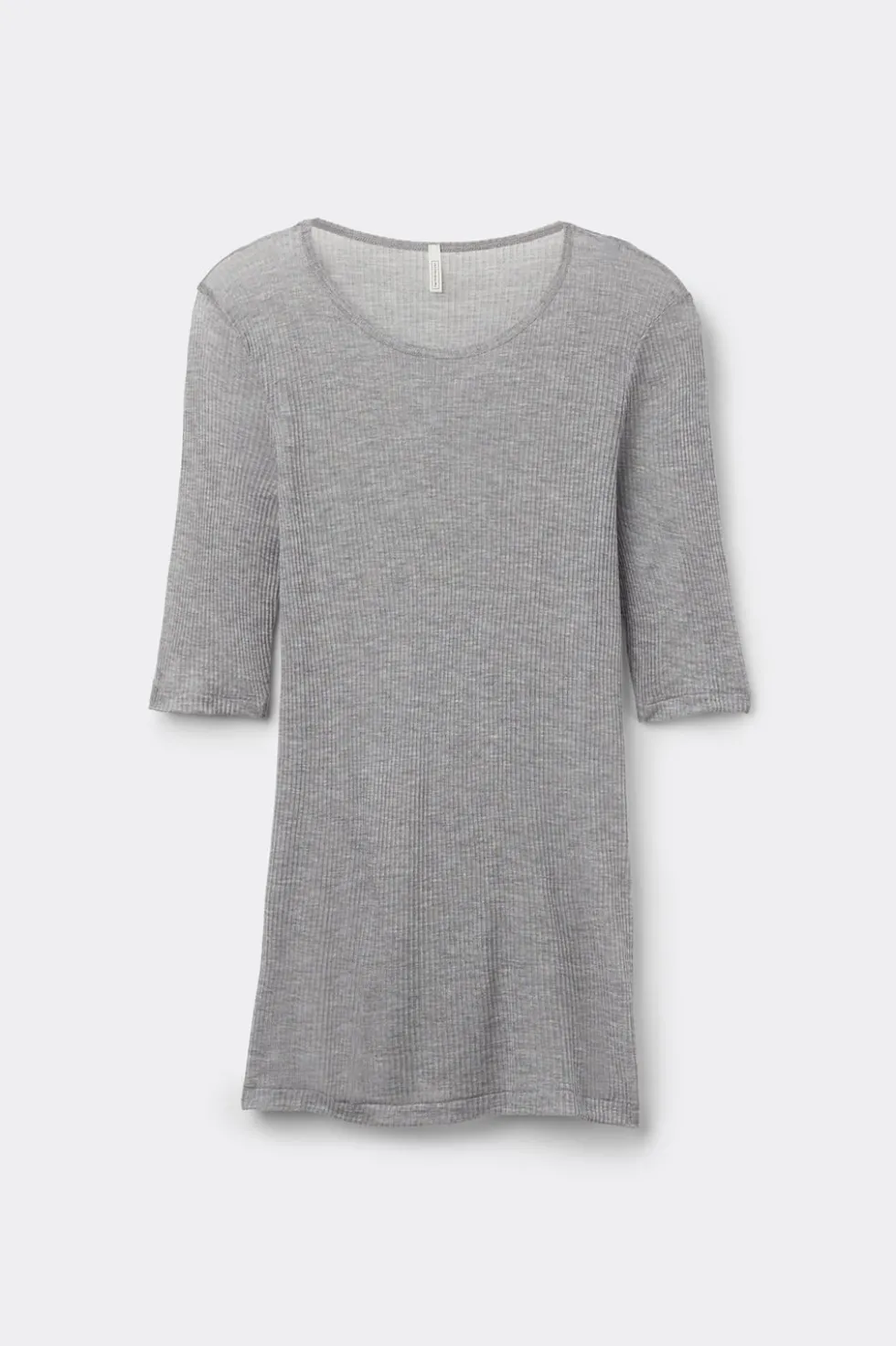 Short-Sleeved Top in Ultranatural with Cashmere