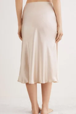 Silk Midi Skirt
