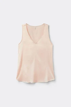 Silk V-Neck Tank Top