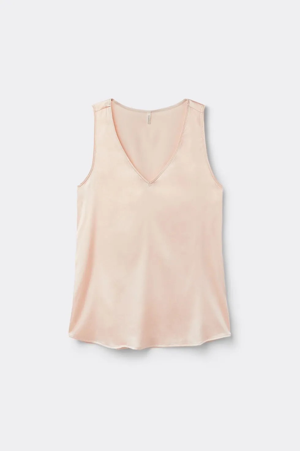 Silk V-Neck Tank Top
