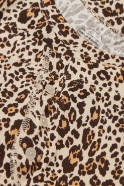 Simply Iconic Short Tank Top Pajamas in Animal Print