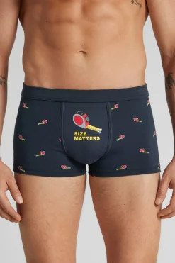 Size Matters Print Superior Cotton Boxers