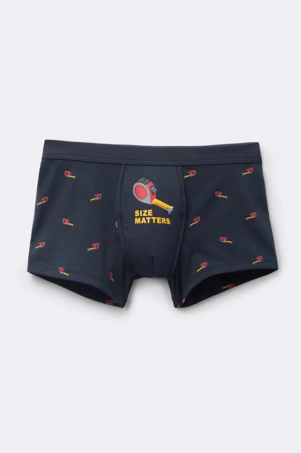 Size Matters Print Superior Cotton Boxers