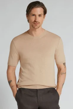 Slub Cotton Knit T-Shirt