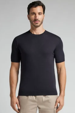 Slub Cotton Knit T-Shirt
