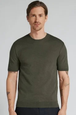 Slub Cotton Knit T-Shirt