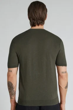 Slub Cotton Knit T-Shirt