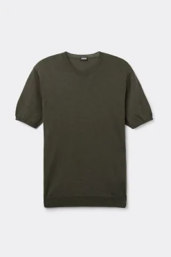 Slub Cotton Knit T-Shirt