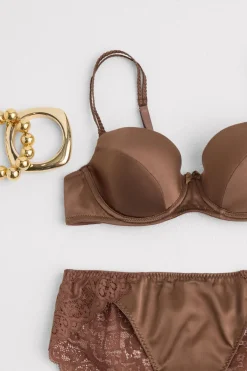 Sofia Natural Lift Balconette Bra in Silk
